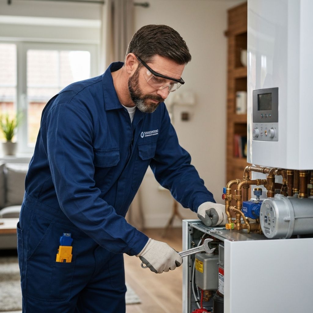 Professional heating engineer